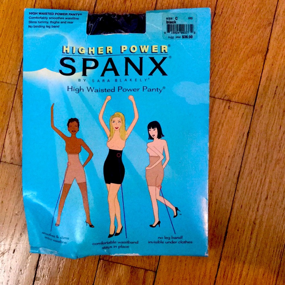 New Higher Power Spanx black Power panty size C